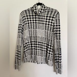 H&M patterned turtle neck top NEW WITH TAGS